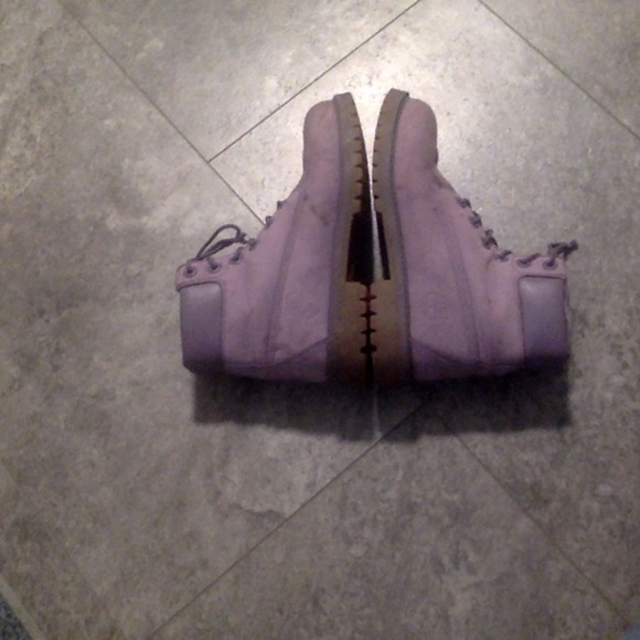 Timberland Kids Boots Size 4.5 Light Purple - Picture 5 of 10